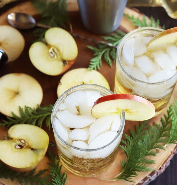 Smoky Mezcal Cider Cocktail