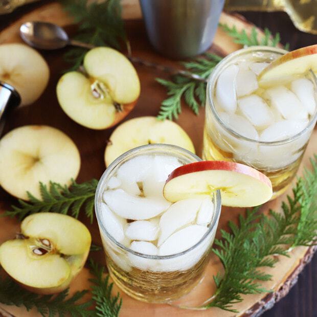 Smoky Mezcal Cider Cocktail