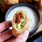 Avocado Sun-Dried Tomato Chicken Egg Rolls