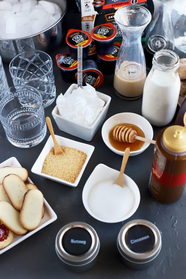 DIY Cold Brew Coffee Cocktail Bar