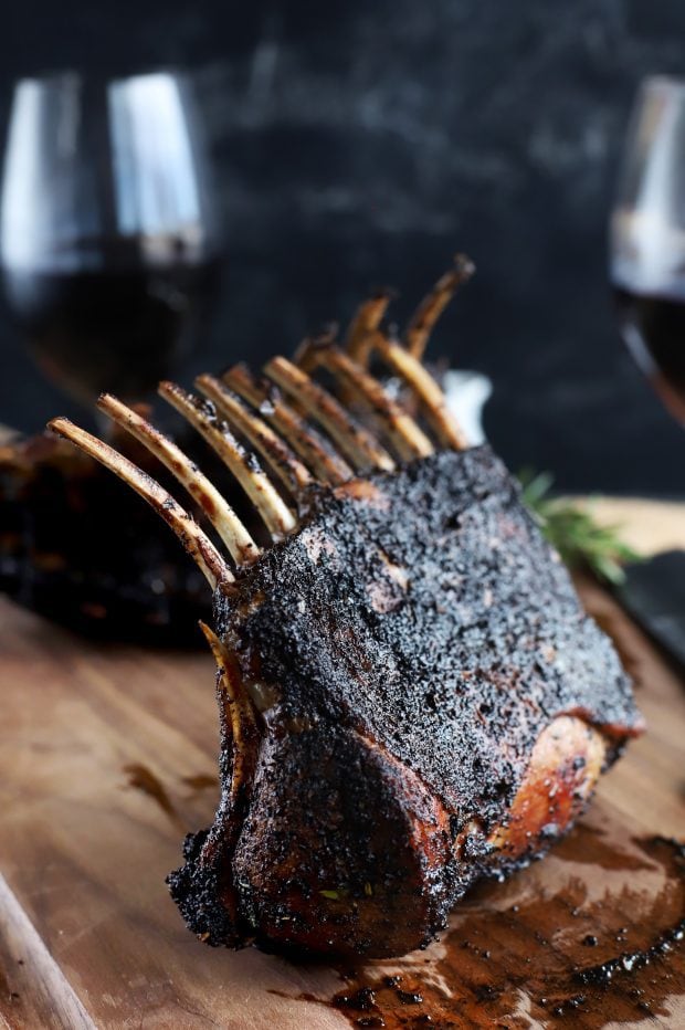 Chipotle Coffee Crusted Rack of Lamb