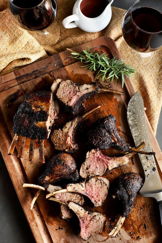 Chipotle Coffee Crusted Rack of Lamb