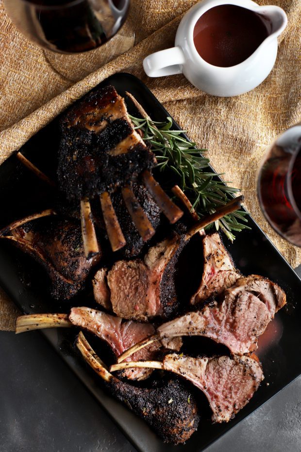 Chipotle Coffee Crusted Rack of Lamb