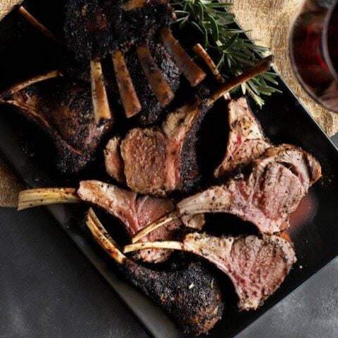 Chipotle Coffee Crusted Rack of Lamb