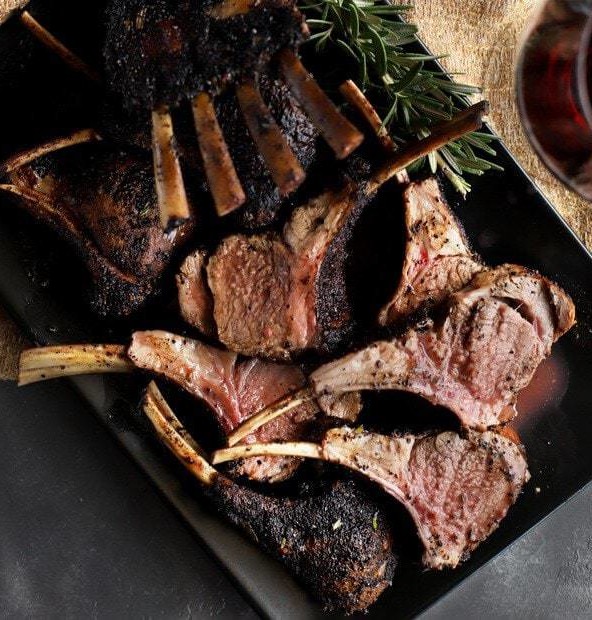 Chipotle Coffee Crusted Rack of Lamb