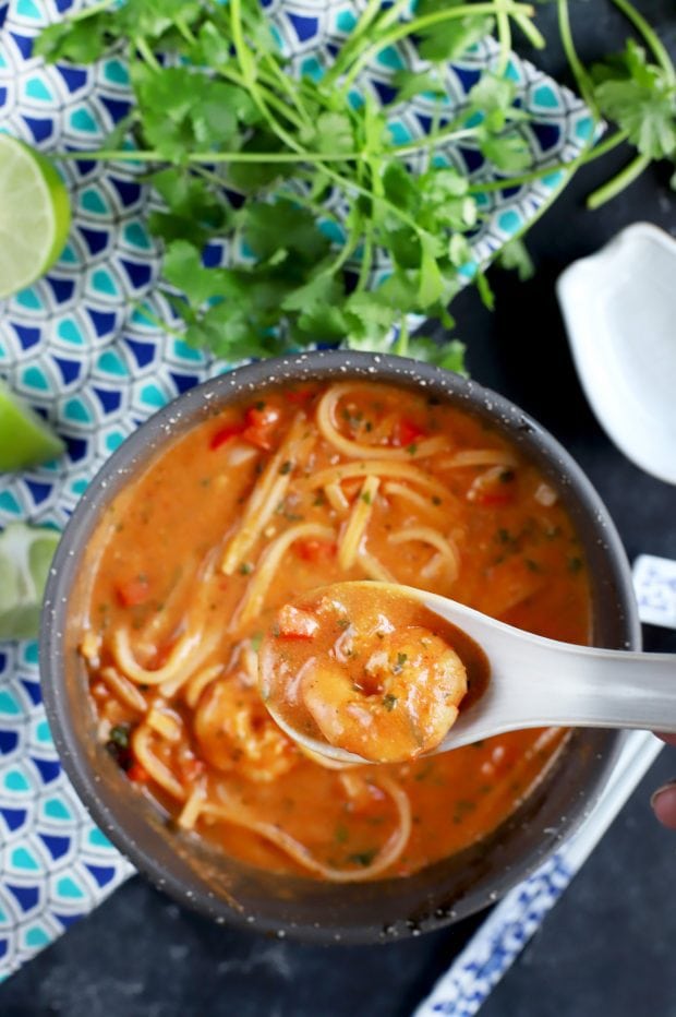 Thai Shrimp Noodle Soup