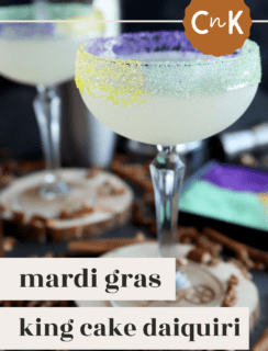 King Cake Daiquiri Pinterest Image