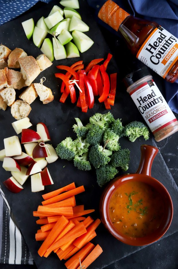 BBQ fondue dip