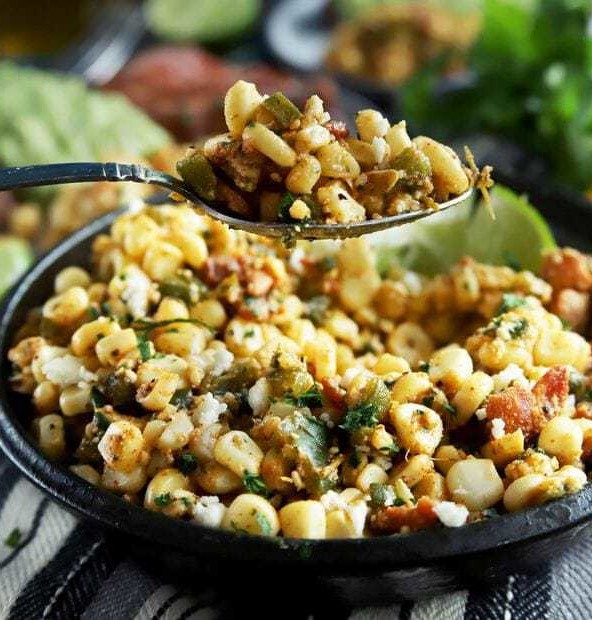 Bacon Cilantro Lime Grilled Corn Salad thumbnail image