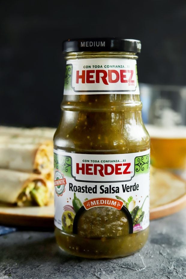 HERDEZ Roasted Salsa Verde in a bottle