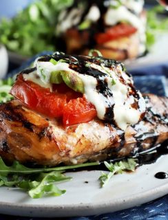 Grilled avocado caprese chicken thumbnail image