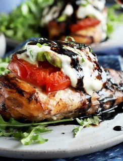 Grilled avocado caprese chicken thumbnail image