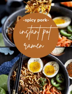 Spicy Pork Instant Pot Ramen Pinterest Image