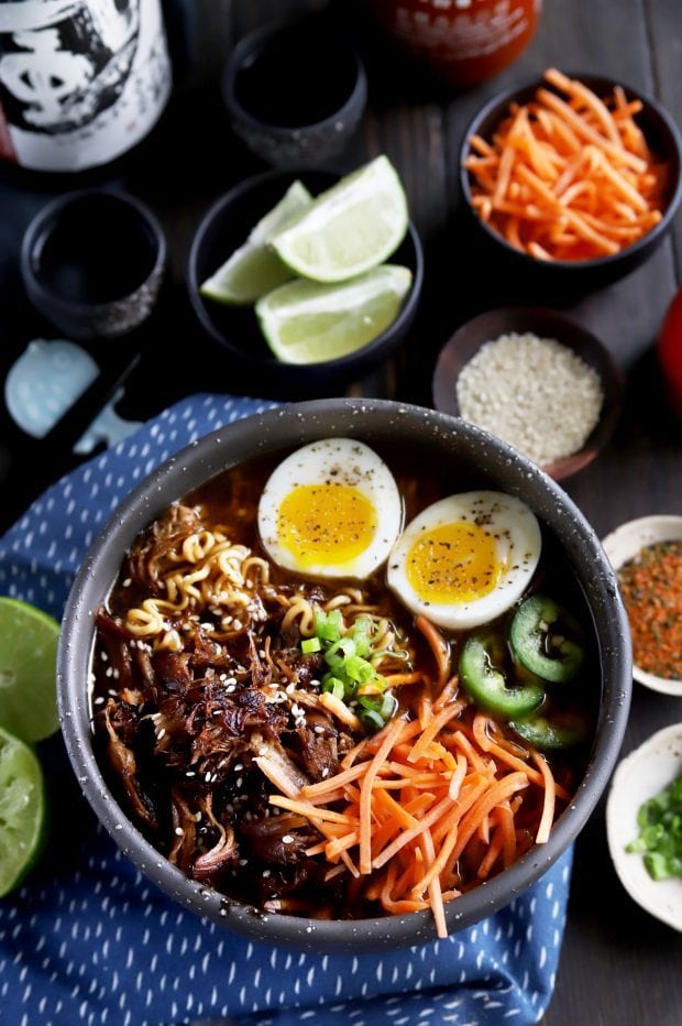 Homemade Instant Pot Ramen in a bowl