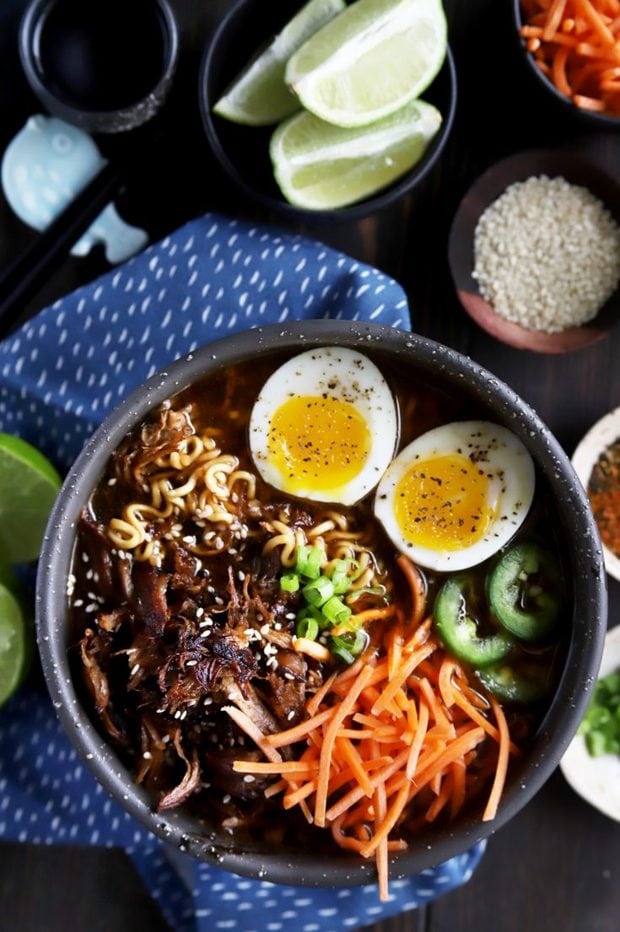 Spicy Pork Instant Pot Ramen Recipe - Cake 'n Knife