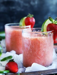 Strawberry Jalapeno Margaritas thumbnail