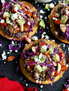 Pollo asado chicken tostadas thumbnail image