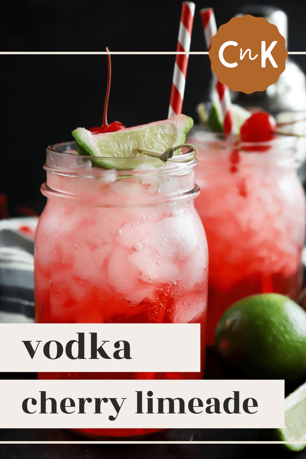 Vodka Cherry Limeade Cocktail Recipe Cake N Knife Vodka Cherry Limeade Pin 3