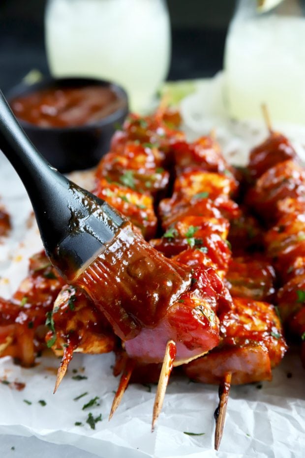 Chipotle BBQ Chicken Skewers Recipe - A Spicy Perspective