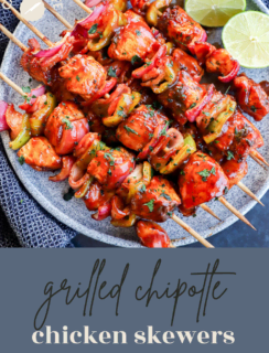 grilled bbq chicken kabobs pinterest image