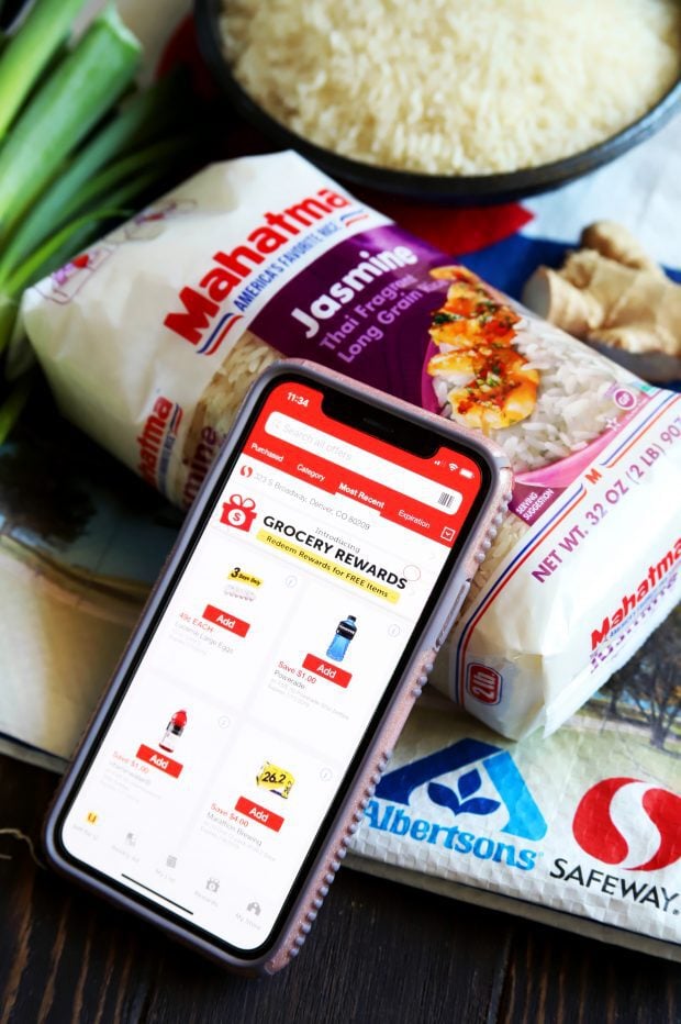 Safeway mobile app on iPhone