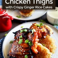 Pinterest image for Spicy Korean chicken thighs