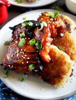 Spicy Korean chicken thighs thumbnail image