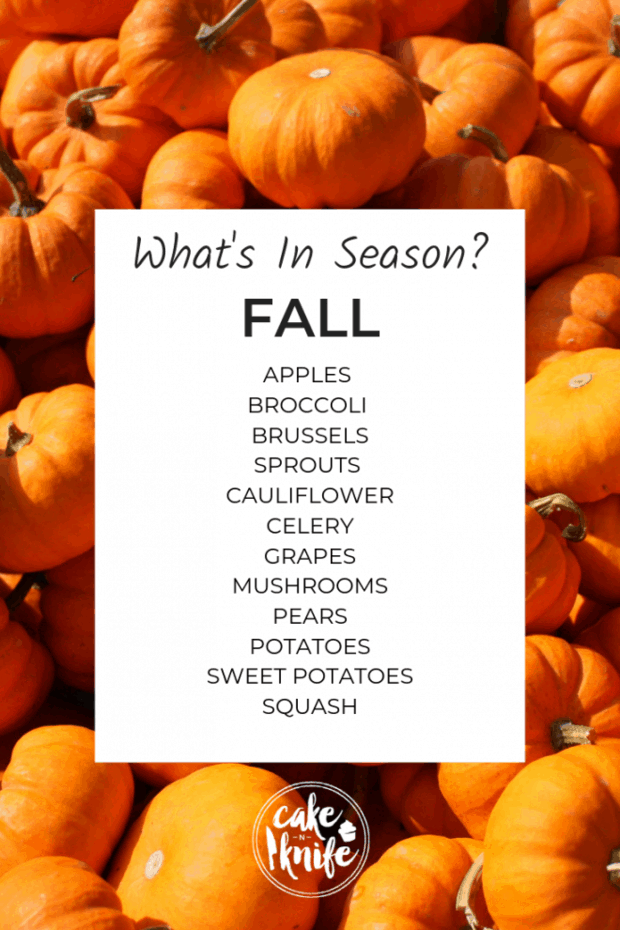 what's in season for fall cooking