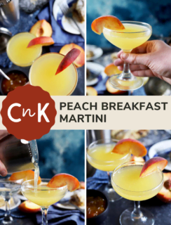 Peach Breakfast Martini Pinterest Picture