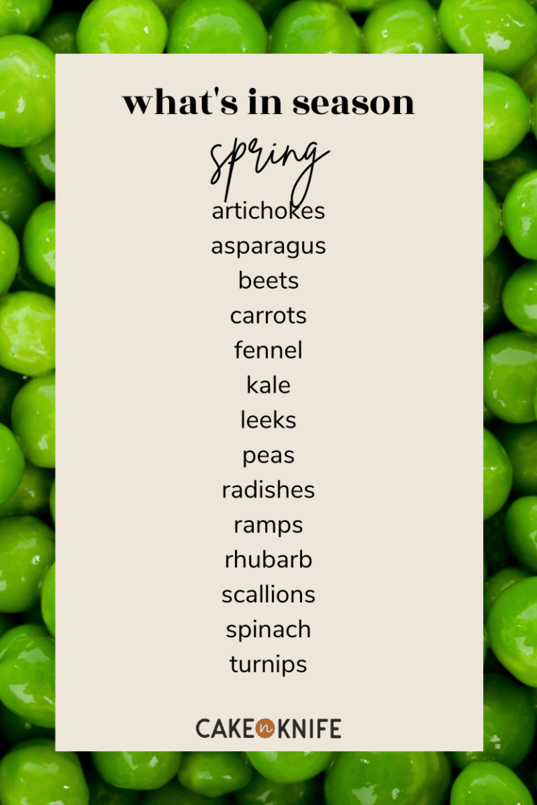 Quick Start Guide To Seasonal Cooking | Cake 'n Knife