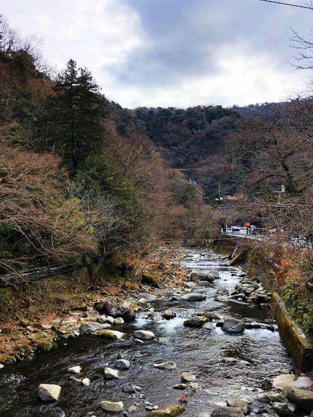 Hakone Japan river and grief