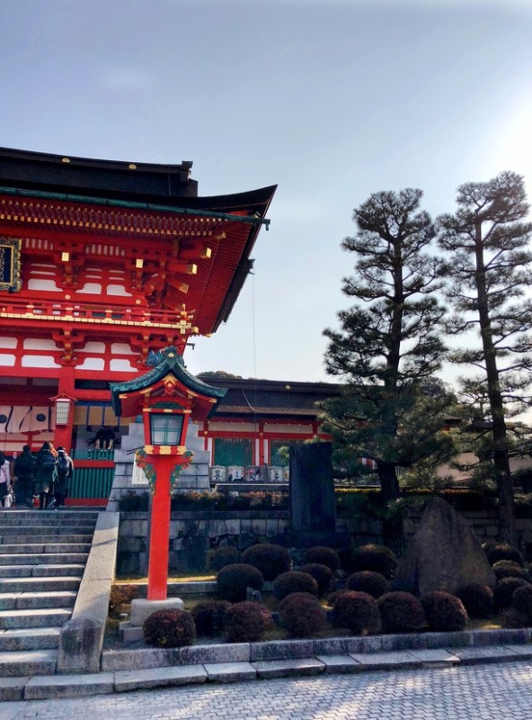 Kyoto shrine in Japan