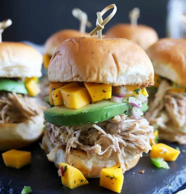 Jerk chicken sliders thumbnail image