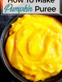 How To Make Pumpkin Puree Pinterest image