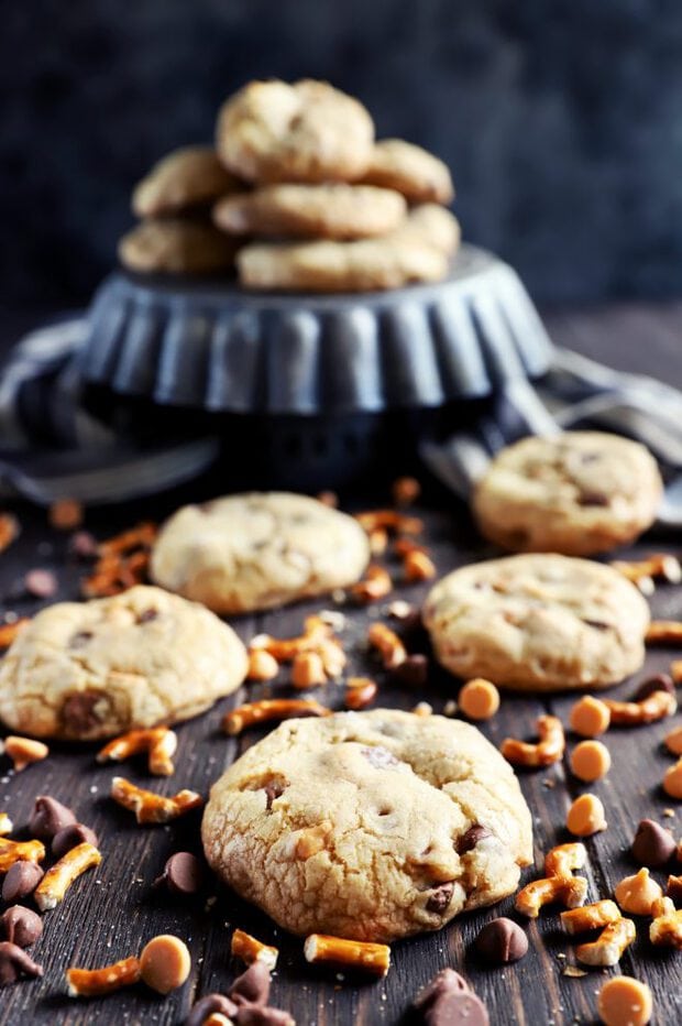 Homemade chocolate chip cookies