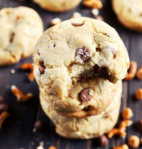 Thumbnail image of salted caramel butterscotch cookies
