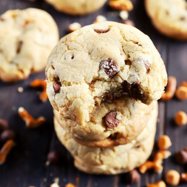 Thumbnail image of salted caramel butterscotch cookies