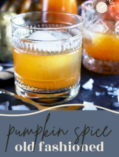 Pumpkin Spice Old Fashioned Pinterest Picture