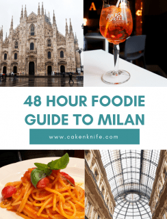 Pinterest image for 48 Hour Foodie Guide To Milan