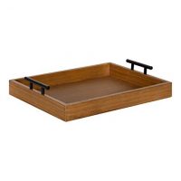 Kate and Laurel Lipton Decorative Wooden Tray