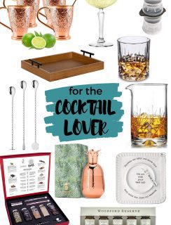 Cocktail Lover Holiday Gift Guide Pinterest Image