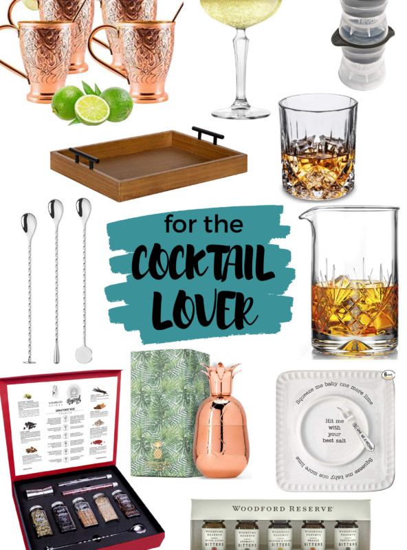 Cocktail Lover Holiday Gift Guide Pinterest Image