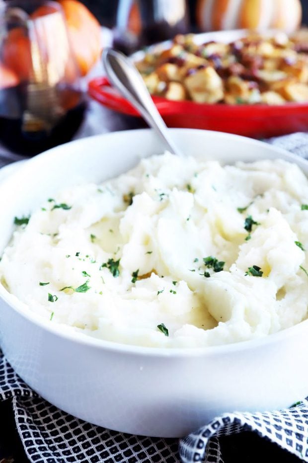 Mashed Potatoes with Garlic and Parmesan