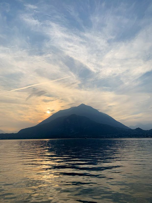 Photo of Lake Como at Sunset