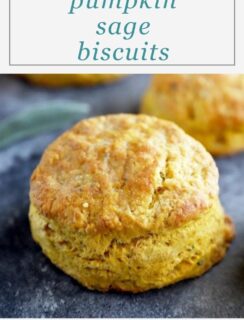 Pumpkin Sage Biscuits Pinterest Image