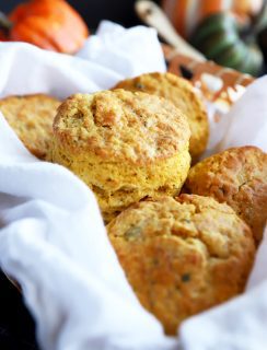 A basket of biscuits photograph