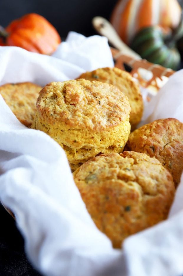 A basket of biscuits photograph