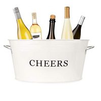 Rustic Farmhouse Galvanized Cheers Tub