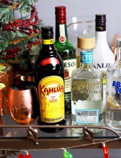 Thumbnail image for festive moscow mule cart