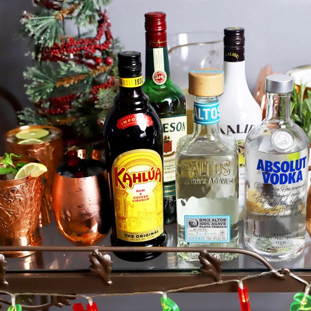 Thumbnail image for festive moscow mule cart